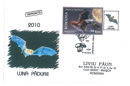 COV 16 - 906 BAT, Romania - Cover - 2010 - Chauve-souris