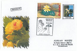 COV 16 - 554 CACTUS, Romania - Cover - Used - 2006 - Cactusses
