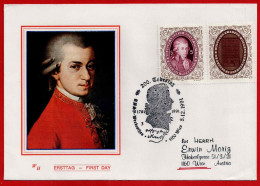 Brief Mit Stempel 1150 Wien - 200 .Todestag  Vom 5.12.1991 - Lettres & Documents