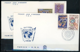 Z37-11 Tunisie FDC 1er Jour N° 576 à 579    A Saisir !!! - Tunisia (1956-...)