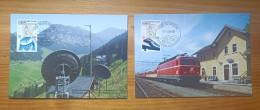 LIECHTENSTEIN 1988 MK Nº 80 MNH - Cartes-Maximum (CM)