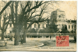 - 07 -ARDECHE - TOURNON- Façade Du Lycée. De. Jeunes. Filles - Tournon