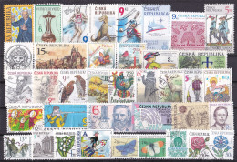 # Tschechische Republik Lot Von 36 Diversen Marken Various-Diverses Stamps O/used (R1-8/1) - Colecciones & Series