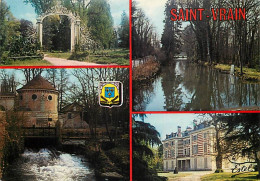 91 - Saint Vrain - Multivues - Blasons - CPM - Carte Neuve - Voir Scans Recto-Verso - Saint Vrain