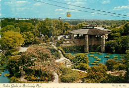 Etats Unis - San Antonio - Sunken Garden In Brackenridge - Téléphérique - Etat Du Texas - Texas State - Carte Dentelée - - San Antonio