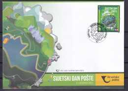 CROATIA 2023,WORLD POST DAY,FDC - Kroatien