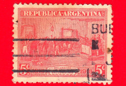 ARGENTINA - Usato - 1916 - 100 Anni Della Dichiarazione Dell'indipendenza In Tucuman - 5 - Usati