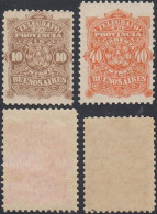 Argentine 1888 - Timbres Neufs Avec Charnière. Yvert Télégraphe  Nr.: 3/4......... (EB) DC-12543 - Telegraph