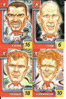 AH19 - RUGLYS CARDS - MANCHESTER UTD - KEANE STAM SCHOLES SHERINGHAM BUTT YORKE JOHNSEN SOLSKJAER - Trading-Karten