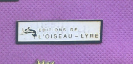 Rare Pins Presse ? Editions De L'oiseau Lyre N465 - Medias