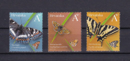 CROATIA 2023, NEW 22.3,FAUNA,INSECTS,BUTTERFLIES, 3v,MNH - Kroatien