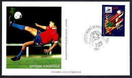 FRANCE 1998 - ANNONCE DE LA COUPE DU MONDE DE FOOTBALL EN 1997 (4 ENVELOPPES) - 1998 – Frankreich