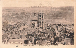 FRANCE - Dieppe - Vue Générale Du Quartier De L'église Saint Jacques - Carte Postale Ancienne - Dieppe