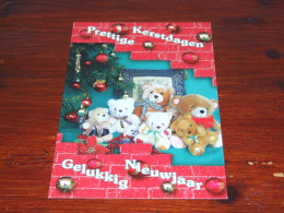 73602- BEREN / BEARS / BÄREN / OURS / ORSI / TEDDYBEARS / PRETTIGE FEESTDAGEN / MERRY CHRISTMAS JOYEUX NOËL - Jeux Et Jouets