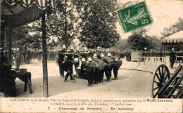 N58 - SAPEURS-POMPIERS - PARIS - Souvenir De La Grande Fête Des Sapeurs-Pompiers, Dans Le Jardin Des Tuileries - Bombero