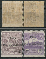 1917 - ** (Catalogo Sassone N.° 51/52 Euro 250,00) (1434) - Nuovi