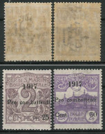 1917 - ** (Catalogo Sassone N.° 51/52 Euro 250,00) (1434) - Unused Stamps