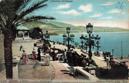 MONACO - Monte Carlo - Vue Sur Les Terrasses - Vue Générale - Animé - Vue Sur La Mer - Colorisé - Carte Postale Ancienne - Monte-Carlo