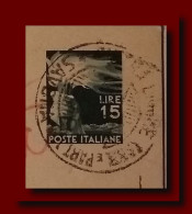 1950 ? Italia Intero Dem. £15 Vg Pietra Ligure X Torino 2scans - Ganzsachen