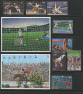 Dominica 1995 Olympic Games Atlanta, Football Soccer, Equestrian, Judo, Fencing Etc. Set Of 8 + 2 S/s MNH - Ete 1996: Atlanta