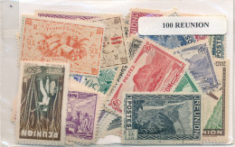 Offer   Lot Stamp - Paqueteria -  Reunión 100 Sellos Diferentes  (Mixed Condit - Lots & Kiloware (mixtures) - Max. 999 Stamps