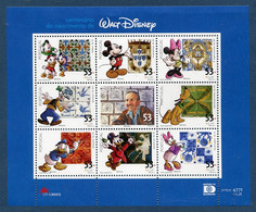 Portugal 2001 Correo 2523/30 MH **/MNH Walt Disney MH. (9val.) - Neufs