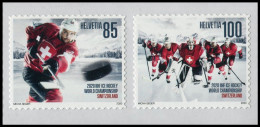 Suiza 2020 Correo 2567/68 **/MNH Campeonato Mundial De Hockey Sobre Hielo - (2 - Neufs