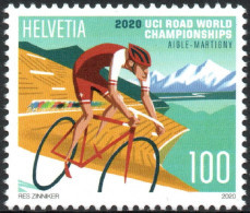 Suiza 2020 Correo 2595 **/MNH Campeonato Mundial De Ciclismo En Carretera. - Neufs