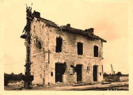 Cordemais * RARE Grande Photo * La Gare 7 Juin 1945 à La Fin De La Poche * WW2 Ligne Chemin De Fer * 18x13.2cm - Other & Unclassified