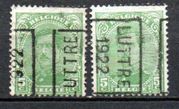 2845 Voorafstempeling Op Nr 137 - LUTTRE 1922 - Positie A & B - Roller Precancels 1920-29