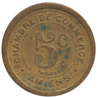 AMIENS - 01.11 - Monnaie De Nécessité - 5 Centimes 1921 - Essai - Monetari / Di Necessità