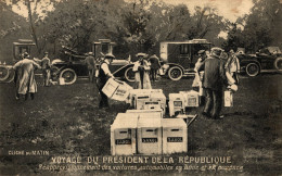 N59 - Voyage Du Président De La République - Réapprovisionnement Des Voitures Automobiles En Huile Et En Essence - Other & Unclassified