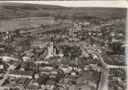 54 - NEUVES MAISONS - Point Central, Eglise, Rue Salengo, Vue  Aérienne (CPSM 10,5X15) - Neuves Maisons