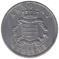 ANNONAY - 01.03 - Monnaie De Nécessité - 25 Centimes 1918 - Monetary / Of Necessity