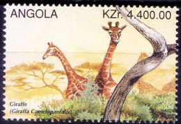 Angola 1996 MNH, Wild Animals, Giraffe - Giraffes