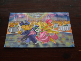 73617-      GLITTERCARD - BEREN / BEARS / BÄREN / OURS / ORSI / TEDDYBEARS - Spielzeug & Spiele