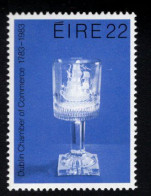 1999532054 1983  SCOTT 557 (XX) POSTFRIS  MINT NEVER HINGED - DUBLIN CHAMBER OF COMMERCE BICENT. - OUZEL GALLEY GOBLET - Ungebraucht