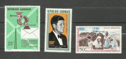 Gabon POSTE AERIENNE N°28 à 30 Neufs** Cote 4.15€ - Gabun (1960-...)