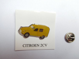 Beau Pin's , Auto Citroën 2CV , 2 CH , Camionnette Jaune , La Poste - Citroën
