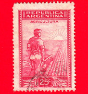 ARGENTINA - Usato - 1953 - Prodotti Del Paese - Agricoltura - 25 - Gebruikt