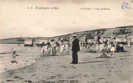 FRANCE - Boulogne S/Mer - La Plage - Vue Générale - Vue Sur La Plage - La Mer - Animé - Carte Postale Ancienne - Boulogne Sur Mer