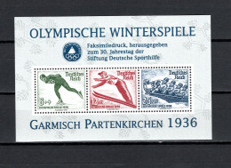 Germany 1997 Olympic Games Garmisch Partenkirchen 1936 Facsimile Reprint MNH - Sonstige & Ohne Zuordnung