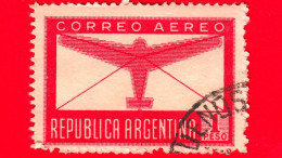 ARGENTINA - Usato - 1940 - Posta Aerea - Aereo E Lettera - 1 - Poste Aérienne