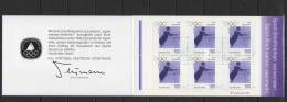 Germany 1996 Olympic Games Atlanta Stamp Booklet With 6 Stamps + Vignette MNH - Summer 1996: Atlanta