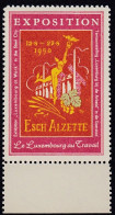 36559# VIGNETTE ** EXPOSITION 12 . 8 AU 27 . 8 1950 ESCH SUR ALZETTE LUXEMBOURG AU TRAVAIL SIDERURGIE USINES CINDERELLA - Unused Stamps