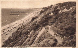 ROYAUME-UNI - Zig Zag Path - East Cliff - Bournemouth - Vue Sur La Plage - La Mer - Animé - Carte Postale Ancienne - Bournemouth (vanaf 1972)