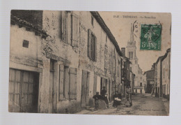 CPA - 79 - Thénezay - La Basse-Rue - Animée - Circulée En 1909 - Thenezay