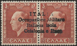 OICI41L-1941 Occup. Italiana CEFALONIA E ITACA, Sass. Nr. 41, Francobollo Nuovo Con Traccia Di Linguella */ - Cefalonia & Itaca