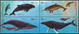 Argentina 2001, Whales - Block Of 4 V. MNH - Balene