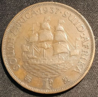 AFRIQUE DU SUD - 1 PENNY 1937 - George VI - KM 25 - ( South Africa ) - Sudáfrica